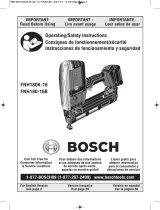 Bosch Power Tools FNH180K-16 User manual