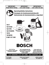 Bosch Power Tools 1618EVS User manual