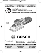 Bosch Power Tools Sander 1293D User manual