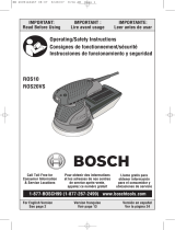 Bosch R0S20VS User manual