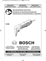 Bosch Power Tools Grinder 1529B User manual