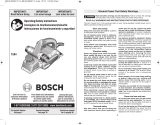 Bosch Power Tools Planer 1594K User manual