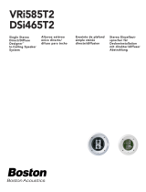 Boston Acoustics DSi465T2 User manual