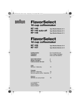 Braun KF140 User manual