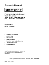 Craftsman Air Compressor 919.72413 User manual