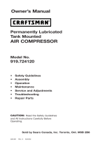 Craftsman Air Compressor 919.72412 User manual