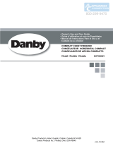 Danby Freezer DCF550W1 User manual