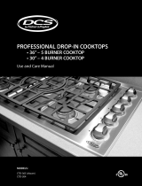 DCS Cooktop CTD-304 User manual