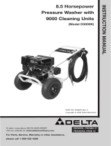 Delta Pressure Washer D28623 User manual