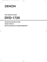 Denon DVD-1720 User manual