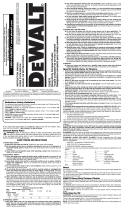 DeWalt D26670 User manual