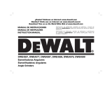 DeWalt Grinder DWE4557 User manual