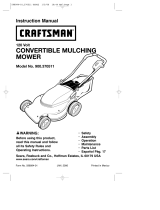 DeWalt Lawn Mower 900.370511 User manual