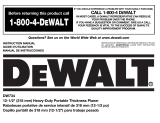 DeWalt Planer DW734 User manual
