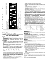 DeWalt DW568 User manual