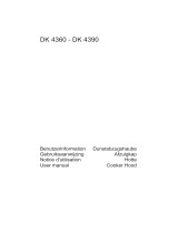 AEG Electrolux Ventilation Hood DK 4390 User manual