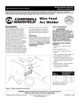Campbell Hausfeld Welder WF2150 User manual