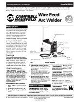 Campbell Hausfeld Welder WG4000 User manual