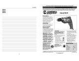 Campbell Hausfeld Drill DG190300CK User manual