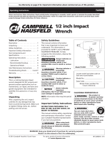 Campbell Hausfeld Impact Driver TL0502 User manual