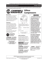 Campbell Hausfeld Air Compressor FP202800 User manual