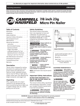 Campbell Hausfeld CHN10500 User manual