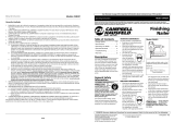 Campbell Hausfeld Nail Gun CHN201 User manual