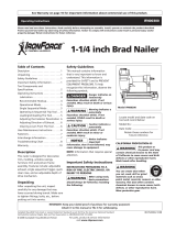 Campbell Hausfeld Nail Gun IFN00300 User manual