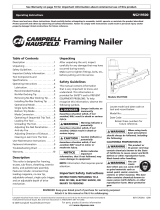Campbell Hausfeld Nail Gun IN715703AV User manual
