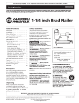Campbell Hausfeld Nail Gun IN715401AV User manual