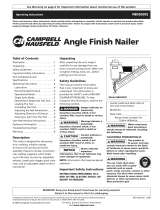 Campbell Hausfeld Nail Gun IN715501AV User manual