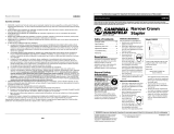 Campbell Hausfeld 24 SP SN318K00 User manual