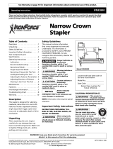 Campbell Hausfeld Staple Gun IFN328K0 User manual
