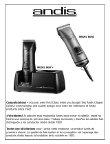 Andis Company Electric Shaver Model BGR BGRC User manual