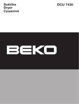 Beko Hair Dryer DCU 7430 User manual