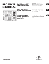 Behringer DJ Equipment DX2000USB User manual