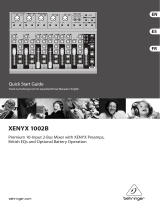 Behringer XENYX 1002B User manual