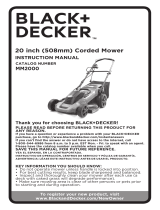 Black & Decker Lawn Mower MM2000 User manual