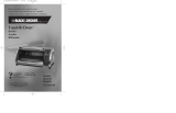 Black & Decker Microwave Oven CTO650 User manual