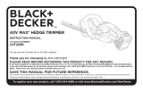 Black & Decker Brush Cutter LHT2436 User manual