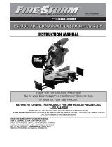 Black & Decker Cordless Saw FS110L User manual