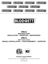 Blodgett XR8-G User manual