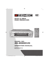 ZENEC Car Video System DVD & MP3 User manual
