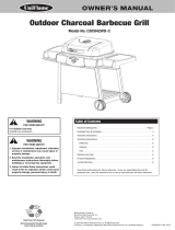 Uniflame Charcoal Grill CBC842WD-C User manual
