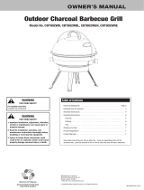 Blue Rhino Charcoal Grill CBT802WRE User manual