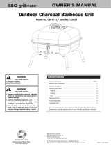 BBQ Charcoal Grill CBT817L User manual