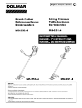 Dolmar Brush Cutter MS-250.4, MS-251.4 User manual