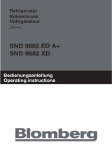 Blomberg Refrigerator SND 9682 ED A User manual