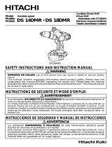 HTC Cordless Drill DS18DMR User manual