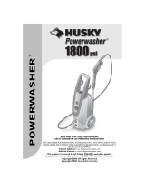 Husky POWERWASHER  1800 CA User manual